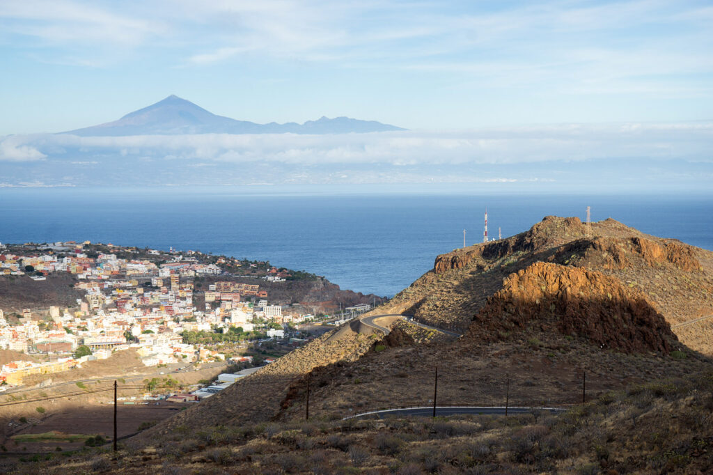 Blick auf Teneriffa von La Gomera
